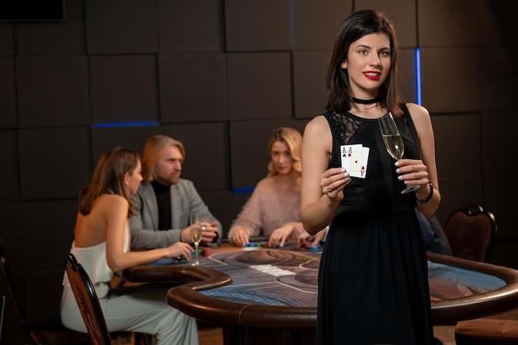 Multi-camera live dealer studio at slotdadu login Asia Gaming